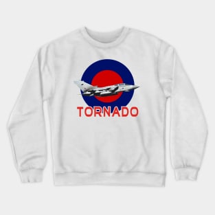 RAF Tornado  aircraft in RAF Roundel Crewneck Sweatshirt